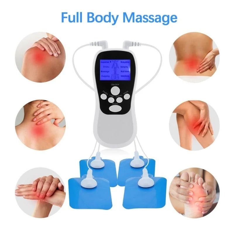 Digital Multifunctional Massager | Model BLD - 610 | Multifunctional Electric Pulse Massager for Pain Relief, Muscle Relaxation & Body Massage - jnty.pk