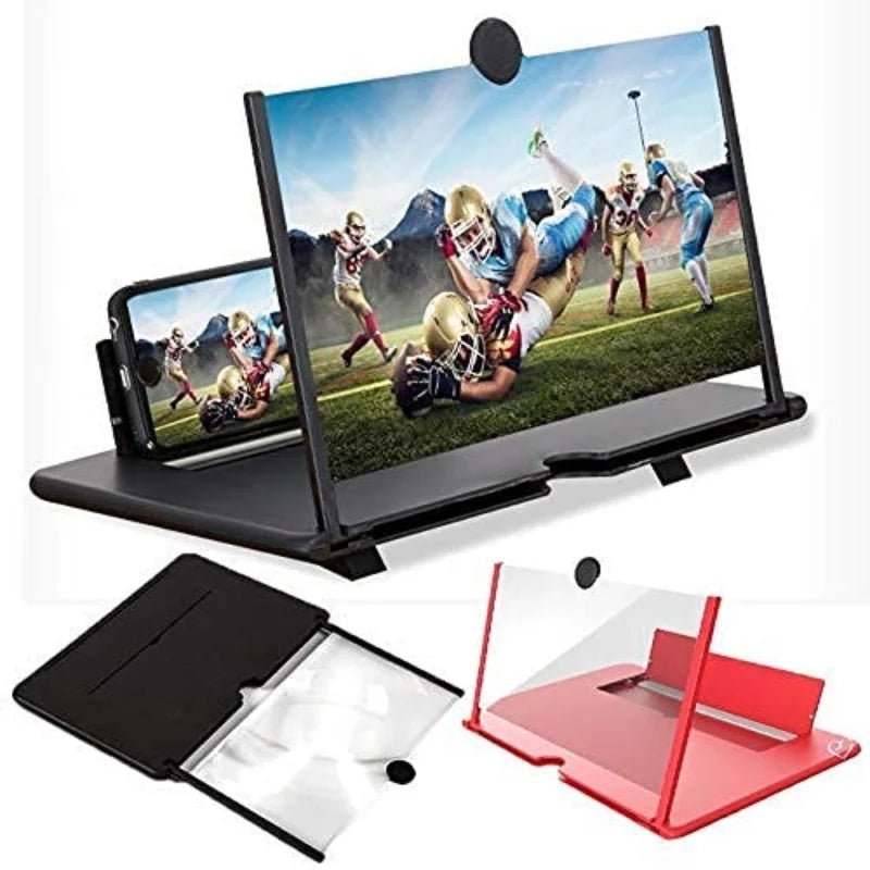 F3 Mobile Screen Magnifier | Enlarged Mobile Screen Amplifier & Eye Protection (Random Color) - jnty.pk