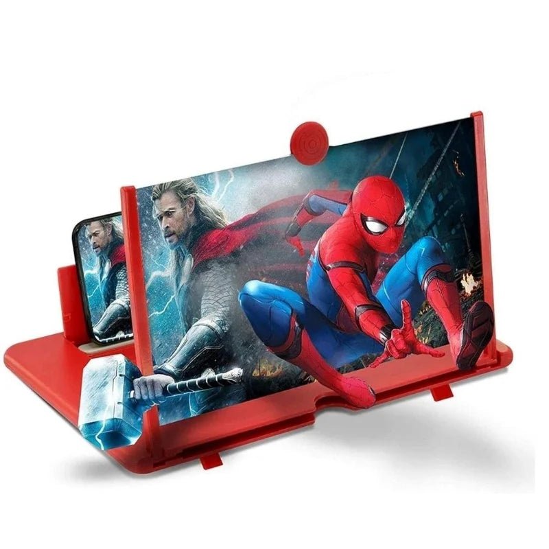 F3 Mobile Screen Magnifier | Enlarged Mobile Screen Amplifier & Eye Protection (Random Color) - jnty.pk