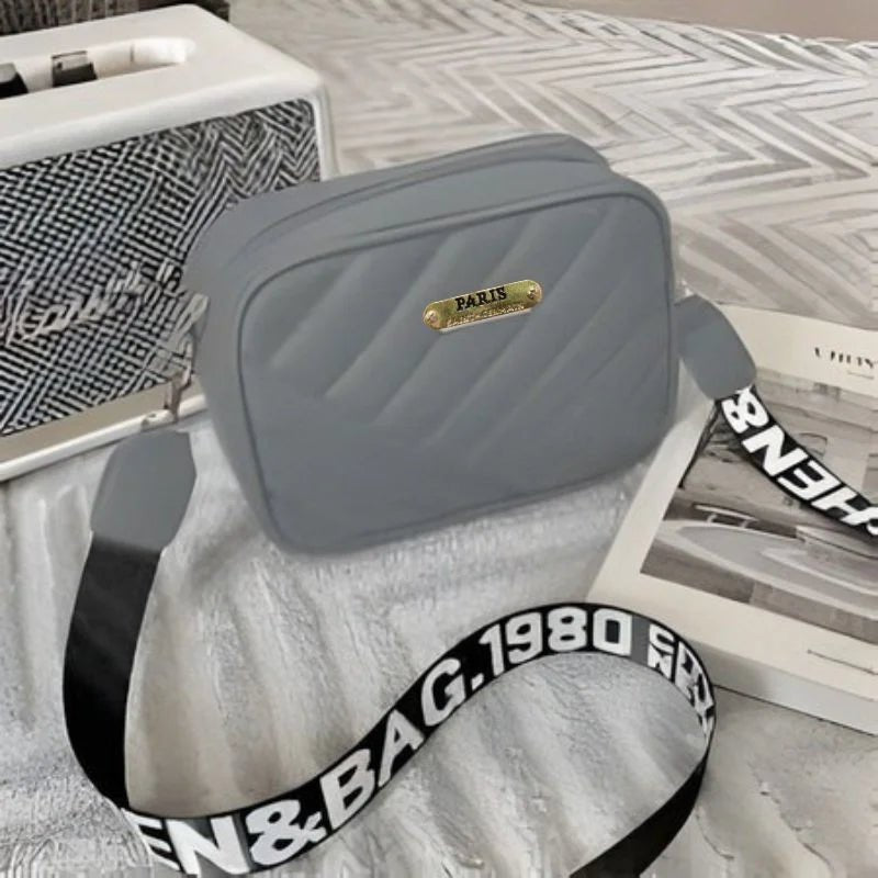 Gray Leather Handbag for Girls & Women | Stylish Shoulder & Crossbody Bag | Daily Use & Gift - jnty.pk