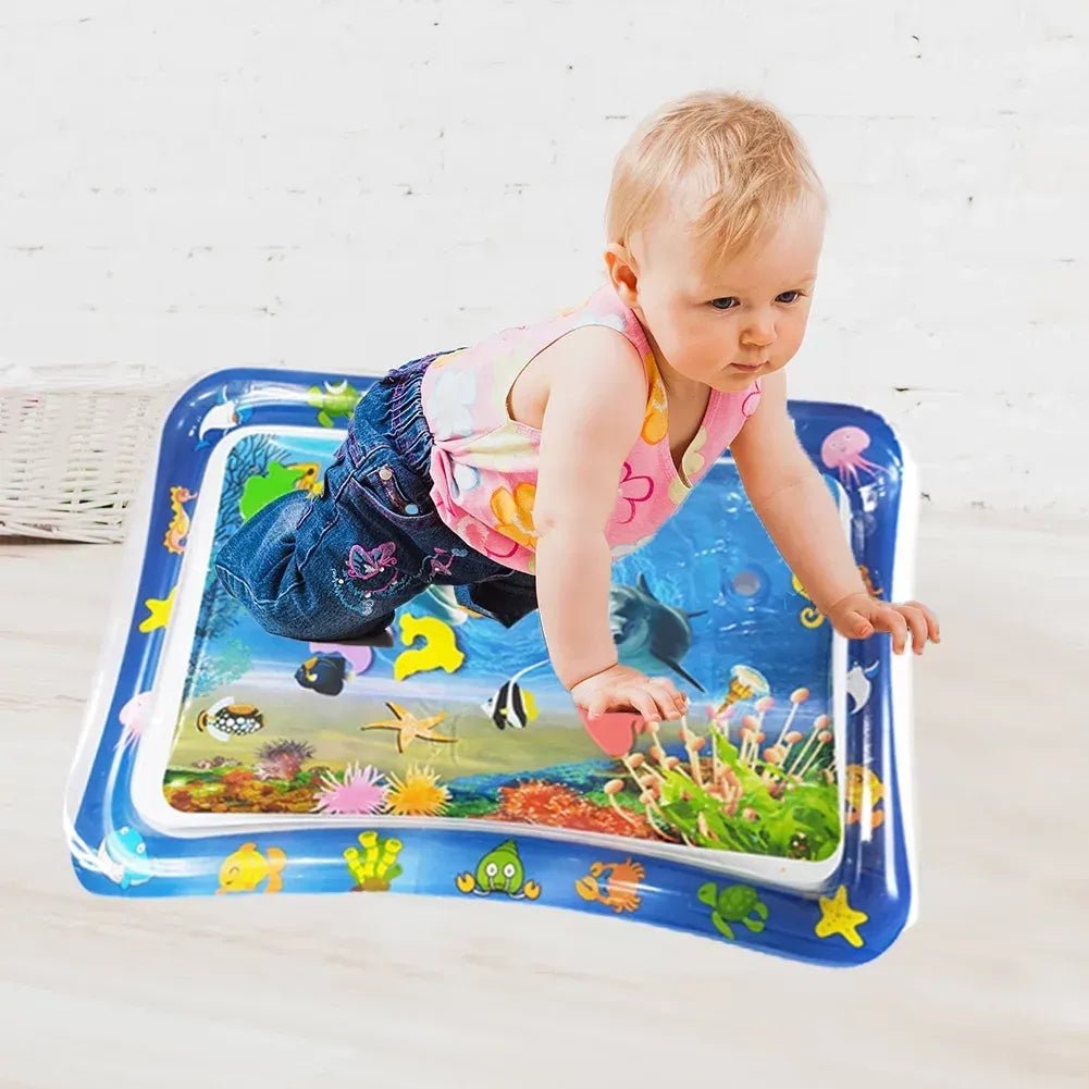 Inflatable Water Play Mat – Premium Baby Toy For Infants & Toddlers, Muscle Strengthening & Sensory Development - jnty.pk