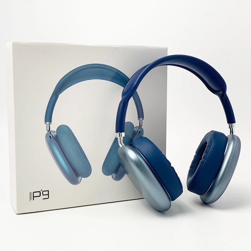 P9 Wireless Bluetooth Headphones with Noise Cancelling and Stereo Sound – (Random Color) - jnty.pk
