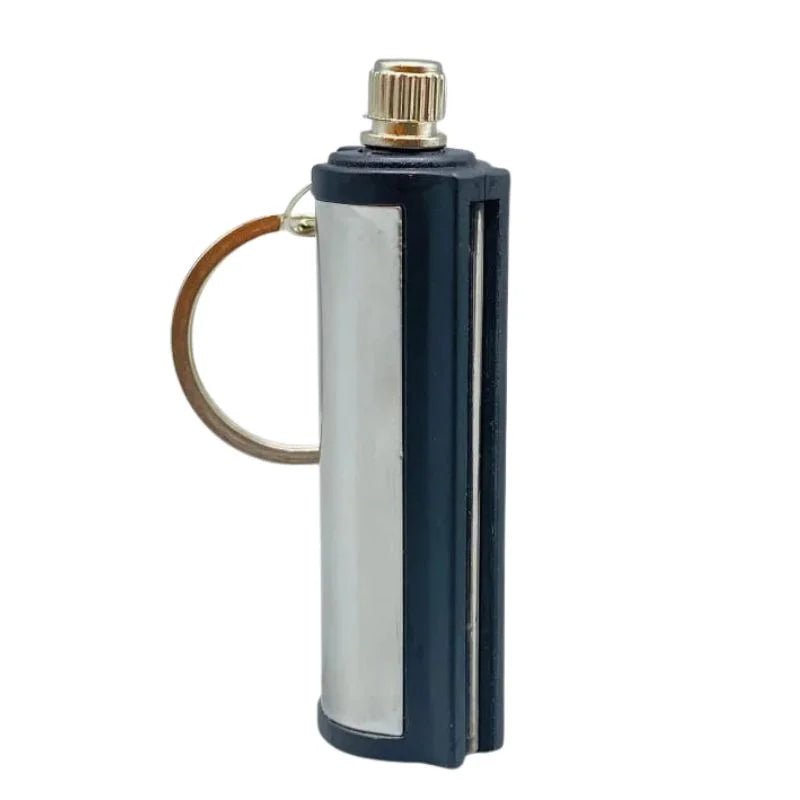 Permanent Match Striker Flint Stone Lighter with Keychain | Waterproof Survival Matchstick for Smoking & Outdoor Use - jnty.pk