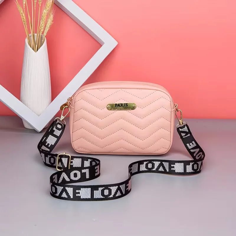 Pink Leather Handbag for Girls & Women | Stylish Shoulder & Crossbody Bag | Daily Use & Gift - jnty.pk