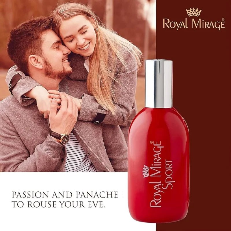 Royal Mirage Sport Eau De Cologne 120ml | Long - Lasting Refreshing Unisex Perfume - jnty.pk