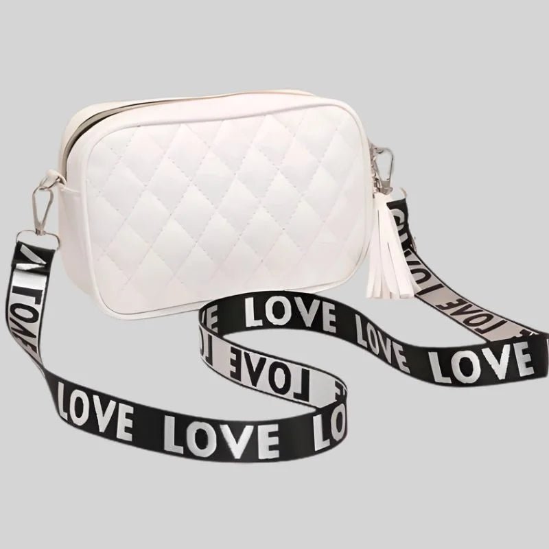 White Leather Handbag for Girls & Women | Stylish Shoulder & Crossbody Bag | Daily Use & Gift - jnty.pk