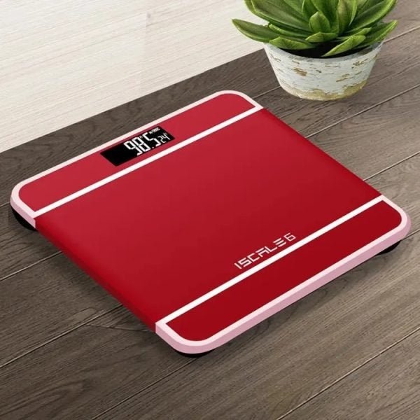 180kg Digital Body Weight Scale Precision Electronic Weighing Machine High Accuracy Cell Operated Bathroom And Personal Health Scale - With Cell (Random Color) - jnty.pk