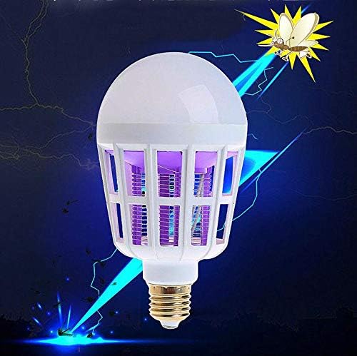 2 - in - 1 LED Mosquito Killer Bulb | 15W Insect Zapper Light | Silent, Odorless, Energy Saving - jnty.pk
