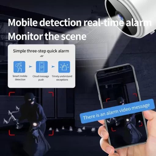 A9 1080P HD Magnetic WiFi Mini Camera | Wireless Security Camera with Night Vision & HDSF App Support - jnty.pk