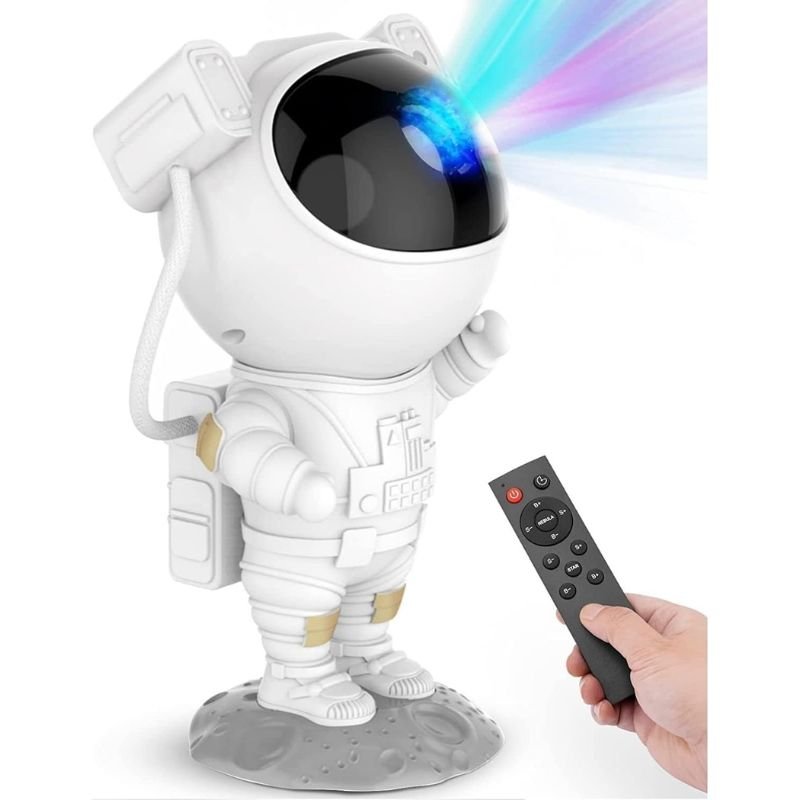 Astronaut Star Projector Night Light | Bring the Galaxy to Your Room | LED Nebula & Starry Sky Projection - jnty.pk
