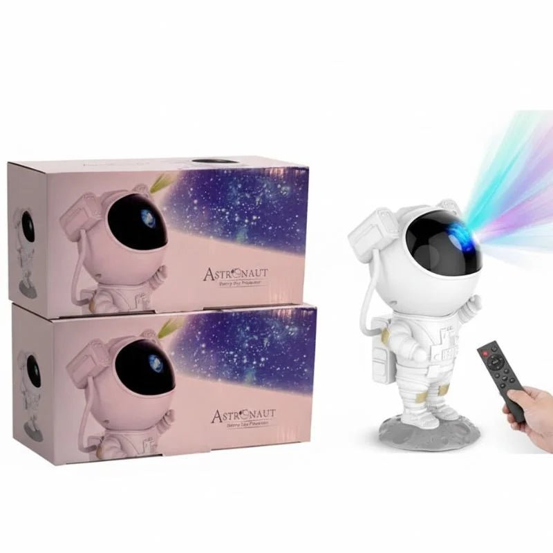 Astronaut Star Projector Night Light | Bring the Galaxy to Your Room | LED Nebula & Starry Sky Projection - jnty.pk
