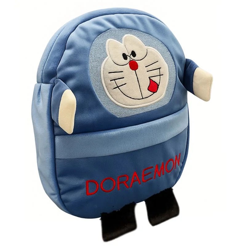 Cute Plush Doraemon Character Backpack | Stuffed School Bag & Gift for Kids - jnty.pk