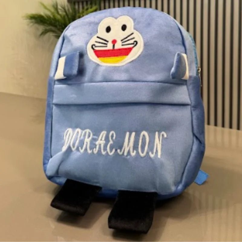 Cute Plush Doraemon Character Backpack | Stuffed School Bag & Gift for Kids - jnty.pk