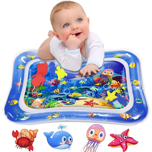 Inflatable Water Play Mat – Premium Baby Toy For Infants & Toddlers, Muscle Strengthening & Sensory Development - jnty.pk
