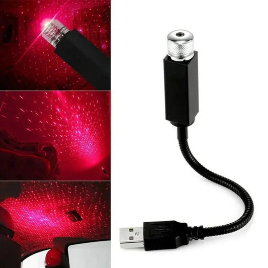 LED Galaxy Star USB Decoration Light | Starry Laser Projector Night Light for Home & Car - jnty.pk