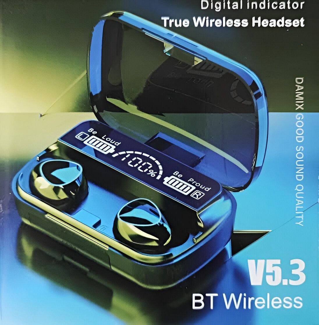 M10 TWS Bluetooth 5.3 Earbuds | Original M10 | LED Display | Wireless Earphones with Microphone - jnty.pk