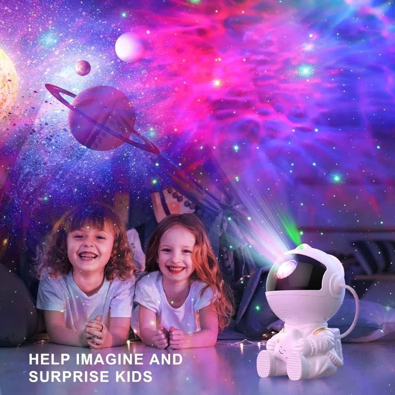 Mini Astronaut Galaxy Projector | Star & Nebula Night Light with Remote Control | Astronaut Galaxy Lamp - jnty.pk