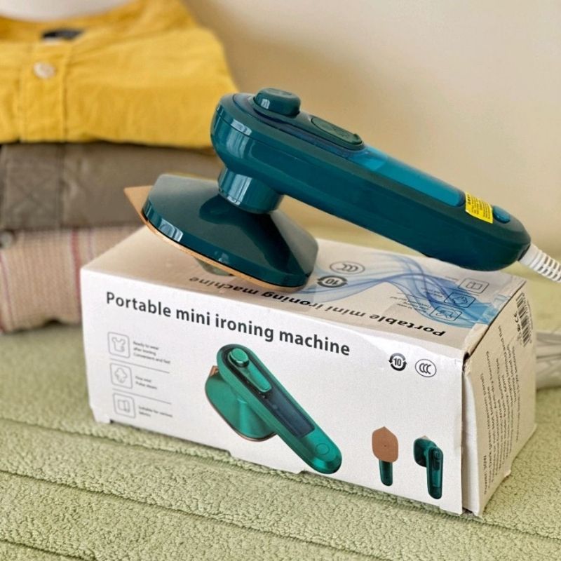 Portable Mini Steam Iron | Handheld Garment Steamer Wrinkle Remover Travel - Friendly - jnty.pk