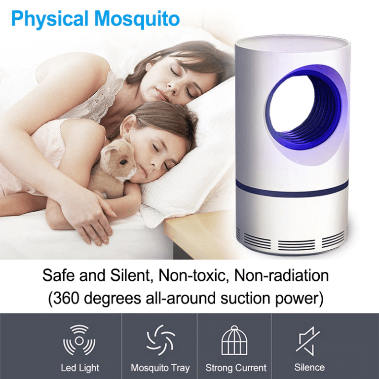 Portable USB Mosquito Killer Lamp | Safe, Silent & Chemical - Free Insect Trap for Home & Travel - jnty.pk