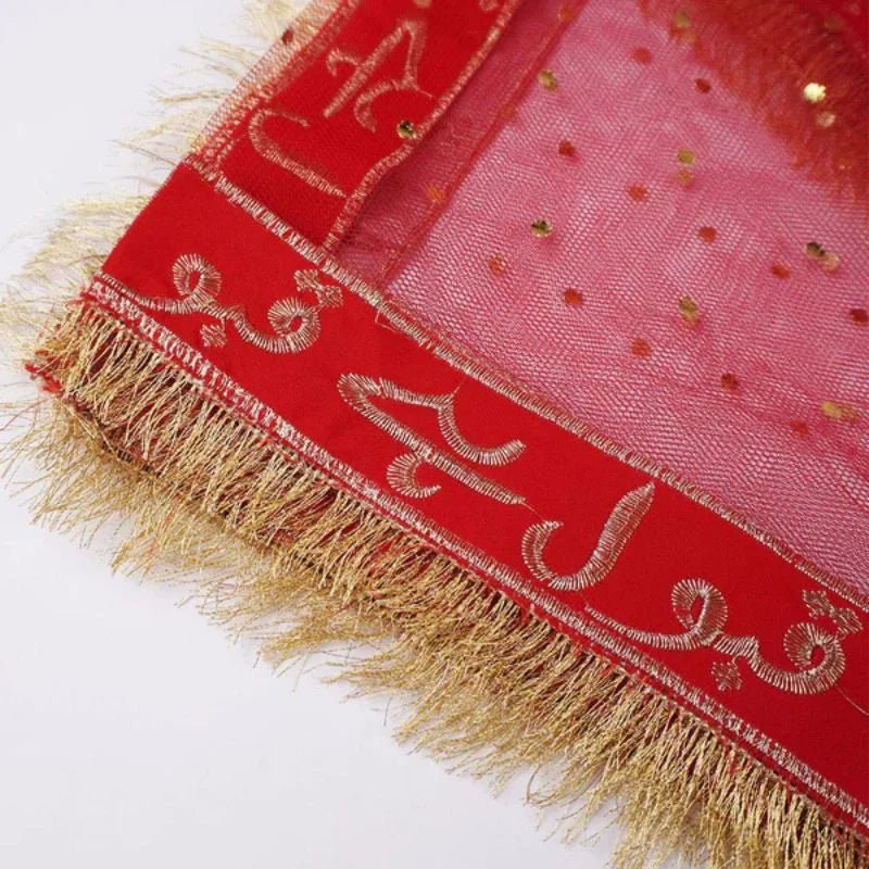 Qabool Hai Bridal Embroidered Net Dupatta | Nikah & Wedding Special | Premium Fancy Bridal Wear - jnty.pk