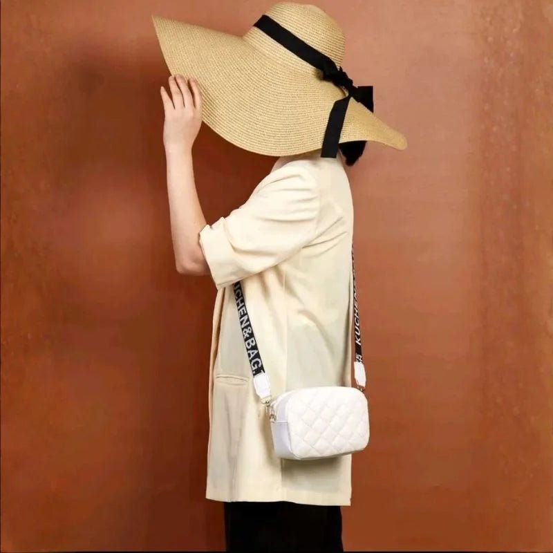 White Leather Handbag for Girls & Women | Stylish Shoulder & Crossbody Bag | Daily Use & Gift - jnty.pk