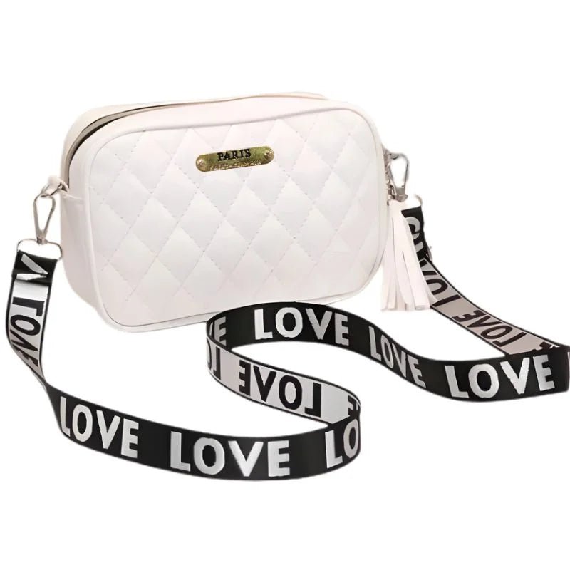 White Leather Handbag for Girls & Women | Stylish Shoulder & Crossbody Bag | Daily Use & Gift - jnty.pk